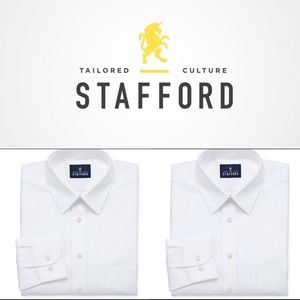 Men’s Stafford White Shirts💙